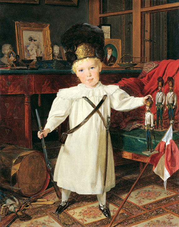 Emperor Franz Joseph I of Austria as a Grenadier with Toy Soldiers